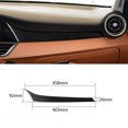 thumbnail image 4 of Real Bright Soft Car Interior Carbon Fiber Sticker Decoration13Pcs Carbon Fiber Full Interior Kit Cover For Alfa Romeo Giulia 2017-2019Auto Car Protection Interior Accessories, 4 of 9