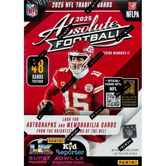 Panini 2025 Absolute Football 6-Pack Hobby Blaster Box