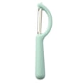 thumbnail image 2 of YardChic Vegetable Peeler, Potato Peelers with Ergonomic Non-Slip Handle & Sharp Blade, P Type Peelers for Fruit Veggie Potatoes Carrot Cucumber, Multifunctional Vegetable Peeler, Blue, 2 of 8