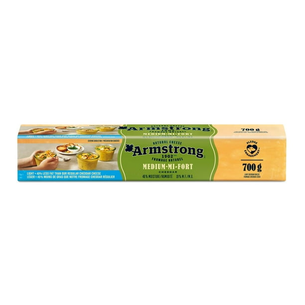 Fromage Cheddar mi-fort léger Armstrong