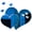 Blue, variant on AUQ Bedroom Decor for Women,Suitable for Various Smooth Wall Surfaces Room Decor for Women,Easy Operation Men Room Decor,Blue,170X200mm