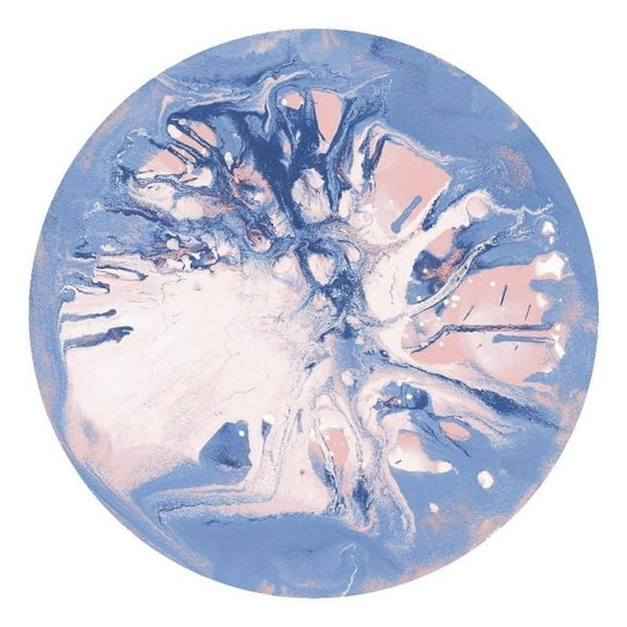 Giant Art 72x72 Spin Art 22 Fine Art Giant Canvas Print in Pink