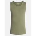 thumbnail image 5 of No Boundaries Ribbed Tank Top, Men's XS-5XL, 5 of 5