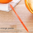 thumbnail image 2 of 6pcs Easy Orange Citrus Peeler In Bright Orange Color Kitchen Tool, 2 of 5