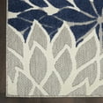 thumbnail image 6 of Nourison Aloha Indoor/Outdoor Tropical Floral Ivory/Navy 3'6" x 5'6" Area Rug, (4' x 6'), 6 of 11
