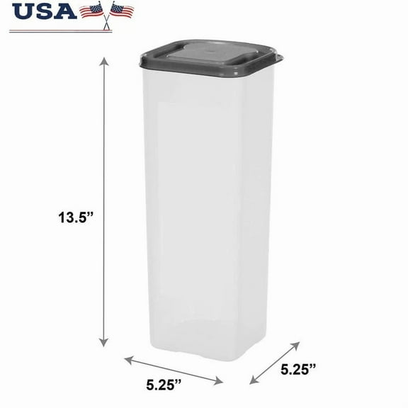 Clear Plastic Bread Storage Container Durable Freshness Keeper Food Organizer Us