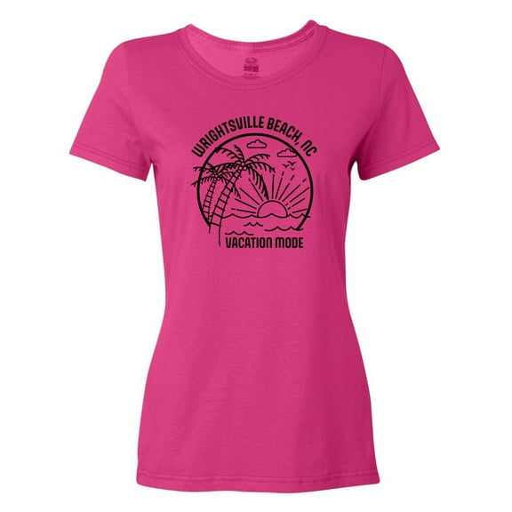 Inktastic Summer Vacation Mode Wrightsville North Carolina Women's T-Shirt