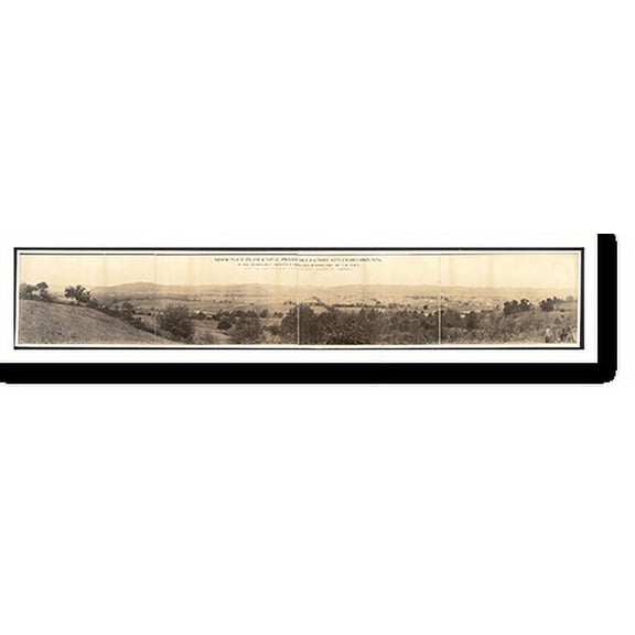 Historic Print, WV Naval Projectle Fcty Charleston 1917 PHOTO, Width 7" x Length 36"