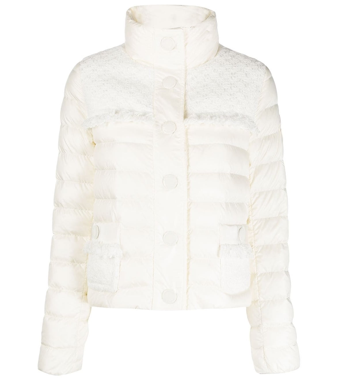 moncler tweed puffer