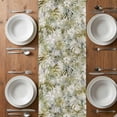 thumbnail image 4 of Table Runner 90 Inches Long for Kitchen Dining, Tropical Leaf Dresser Scarf Farmhouse, Dining Table Decorations for Wedding/Parties, Palm Leaves Plants Vintage Spring Green 13 x 90 In, 4 of 8