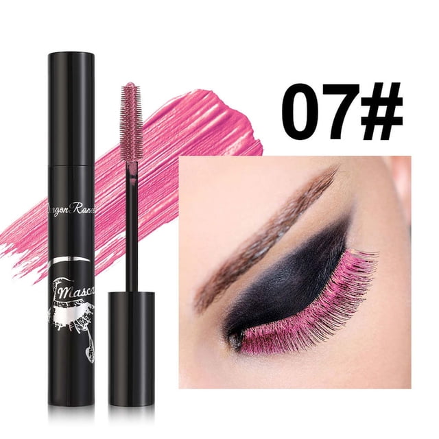 Máscara de Pestañas de Color Azul, Morado, Dorado, Diamante y Perla, 10 G | Resistente Al Agua y a Las Manchas | Fórmula de Larga Duración | Estuche de Maquillaje de Ojos