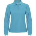 thumbnail image 1 of Roly Womens Estrella Long-Sleeved Polo Shirt, 1 of 2