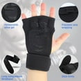 thumbnail image 5 of Visland Ventilated Workout Gloves with Integrated Wrist Wraps and Full Silicone Padding Extra Grip %26 No Calluses Perfect for Powerlifting Pull Ups Cross Training, 5 of 8