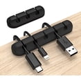 thumbnail image 1 of Organizador de cables de silicona para almacenamiento de cables, cubierta protectora para cables de datos, brida de nailon con velcro para soldar, 1 of 1