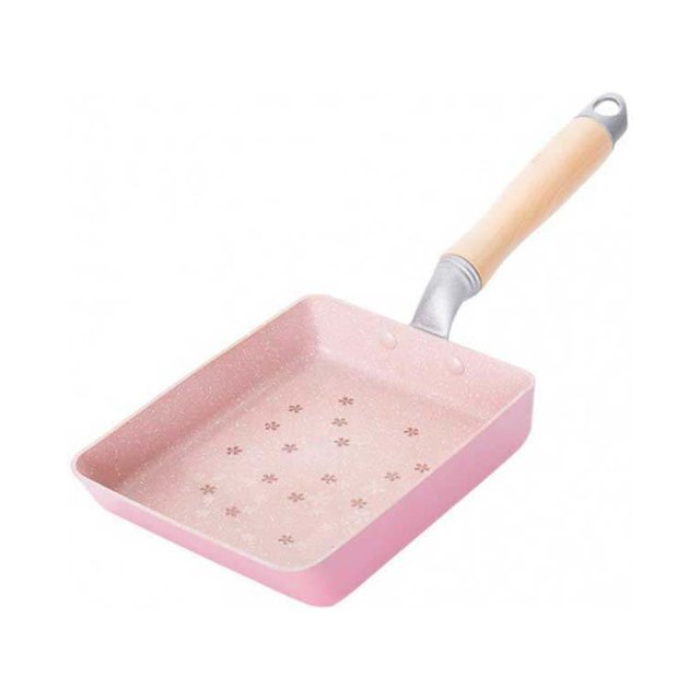 facefd Omelette Non-stick Tamagoyaki Egg Pan Rectangle Frying Pans Pancake Pot Tool Kitchenware for Home Professional Restaurant