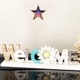 thumbnail image 4 of Rustic Wood Daisy Welcome Table Stand Sign Wood Kitchen Table Decor, 4 of 5