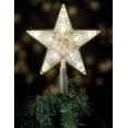 thumbnail image 1 of Tapa del árbol de Navidad con 10 LED con enchufe - Tapa del árbol de Navidad iluminada en blanco cálido - Tapa de la estrella del árbol de Navidad Tapa del árbol--, 1 of 5