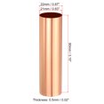 thumbnail image 2 of Uxcell E12 Candle Socket Covers, 3.1 Inch Tall Chandelier Sleeves Candelabra Base Holder, Rose Gold 12 Pack, 2 of 5