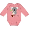 thumbnail image 3 of Inktastic I heart Koalas Boys or Girls Long Sleeve Baby Bodysuit, 3 of 5