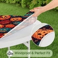 thumbnail image 5 of Elasticated Halloween Theme Round Tablecloth for 44 Inch Table - Stretch Border Provides Secure Fit for Party Dining, 5 of 6