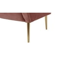 thumbnail image 5 of Sandy Wilson Home Corina Settee, Ash Rose, 5 of 11