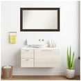 thumbnail image 4 of Amanti Art Custom Wall and Bathroom Mirror (25.5 x 42.5 in.), Lara Bronze Frame, 4 of 7