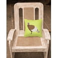 thumbnail image 2 of Carolines Treasures BB7808PW1818 Bourbon Red Turkey Hen Green Fabric Decorative Pillow, 18 x 18 in., 2 of 2
