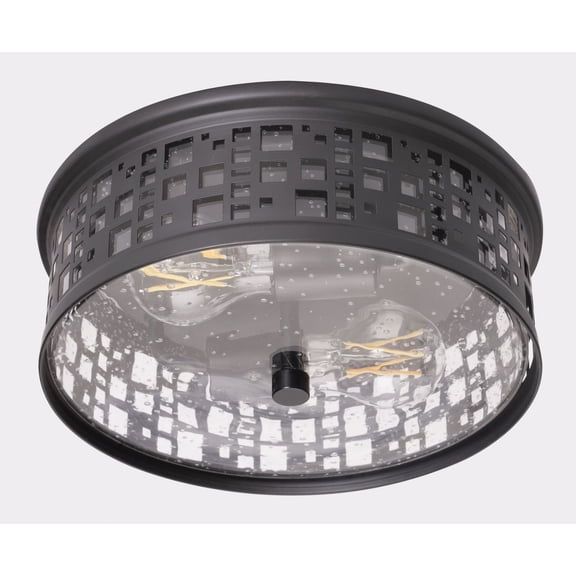 RSCF11MBBK AFX Roscoe - 2 Light Flush Mount