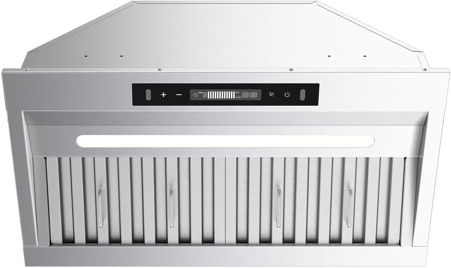 30-inch 900CFM Range Hood Insert - Stainless Steel Kitchen Exhaust Vent with Gesture/Touch Control, LED Light, Convertible Duct/Ductless (110V)‌