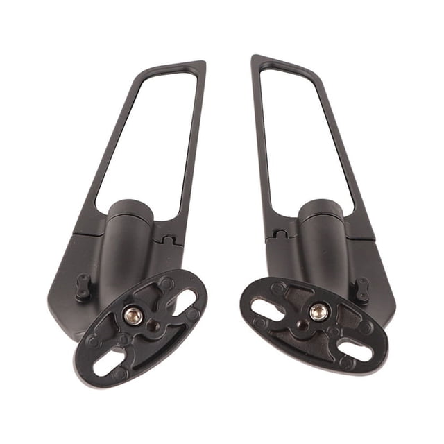 Espejo retrovisor de motocicleta, espejos laterales ajustables, repuesto de ala de viento para NINJA 250 300 400 650 H2 H4