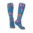thumbnail image 5 of Lsque Sailboat With Sailing Printed Crew Socks Men's Women's LightWeight Thin Casual Calf Socks ,Knee High Socks,Cotton Socks, 5 of 9