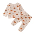 thumbnail image 6 of GYRATEDREAM Fall Outfits for Toddler Girl Long Sleeve Top and Long Pants Set Toddler Sweatsuits, 6 of 7