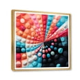 thumbnail image 2 of Designart "Chromatic Elixir Opt Art wall decor III" Abstract Floater Framed Canvas Art Print, 2 of 7