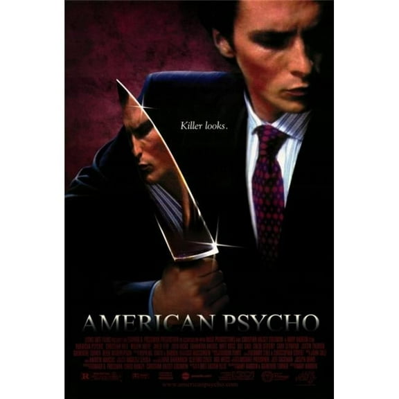 Pop Culture Graphics MOVAF6364 American Psycho Movie Poster Print, 27 x 40