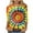 Multicolor#3, variant on 3/4 Length Sleeve Womens Tops Tie Dye Print Crewneck T-shirt Trendy Casual Graphic Tees Loose Fit Mid-length Summer Blouse Limited Time Sales Multicolor XXXL