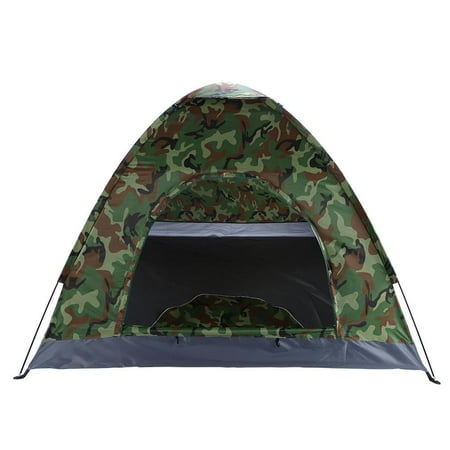 Ktaxon Family Waterproof Camping Hiking 3-4 Person Tent Camo (Best Outdoor Tents Camping)