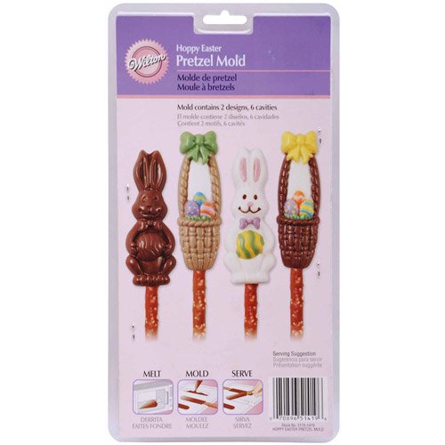 Wilton 6Cavity Pretzel Mold, Hoppy Easter 21151419