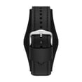 thumbnail image 1 of Fossil Montre Homme en Acier Inoxydable Quartz avec Bracelet en Cuir, Noir, 22 (Modèle : FS5921), 1 of 4
