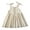 Beige, variant on MEZZALL Toddler Kids Girls Solid Color Linen Pockets Sleeveless Beach Straps Dress Sundress, 3-4 Years