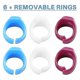 thumbnail image 1 of 25 Pieces Dyslexia Reading Strips Compatible Kids Animal Tracking Rulers, 1 of 5