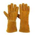 thumbnail image 5 of Extreme fire and heat resistant gloves, leather with kevlar stitching, perfect for fireplace, stove, oven, grill, welding, 5 of 5