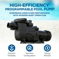 Hayward MaxFlo XE 2.25HP 230/115V High Efficiency Pool Pump