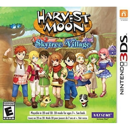 Harvest Moon Skytree Village Natsume Nintendo 3DS 719593140122