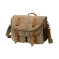 thumbnail image 3 of Estuche para cámara Bolso tipo bandolera para cámara,Impermeable con soporte para trípode Bolsa para cámara,Bolso para cámara tipo bandolera de un Caqui, 3 of 10