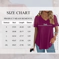 thumbnail image 3 of SWQZVT Womens Tops Summer Lace Short Sleeve Shirts V Neck Trendy Curved Hem Blouses Casual T Shirts, 3 of 7