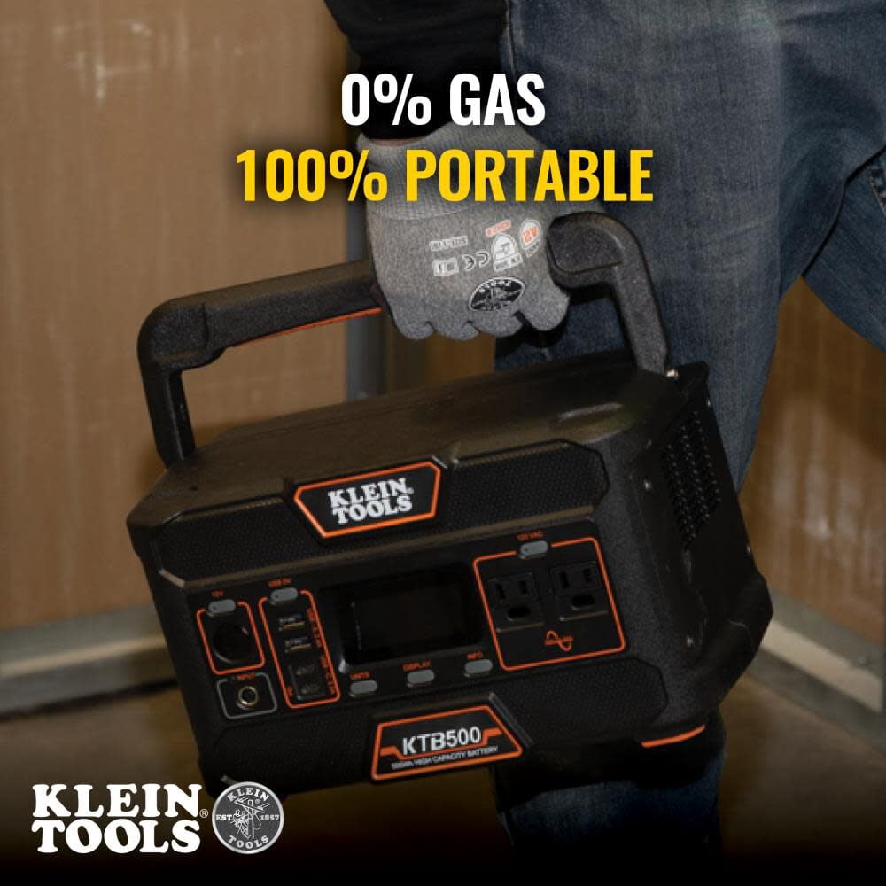 Klein Tools 1,000 Watt Lithium-Ion Battery Solar Power Station