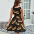 thumbnail image 6 of Hot Dog Women's Tank Dress V Neck Sleeveless Summer Sundress, 6 of 7