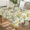 thumbnail image 3 of Summer Spring Tablecloth 60x84 Inch Rectangular, Watercolor Lemon Table Cover for Party Picnic Dinner Decor, 3 of 6