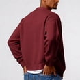 thumbnail image 5 of Resicozy Mens Cardigan Sweater Waffle Knit Long Sleeve Cardigan Open Front Lightweight Casual Button Down Cardigan Wine S, 5 of 5