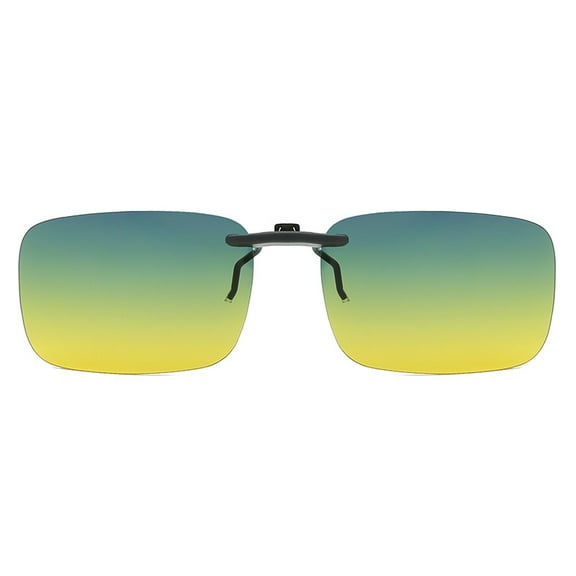 BE-TOOL Sunglasses Clip UV 400 Protection Suitable for Child Adults Unisex Yellow Green S/M/L
